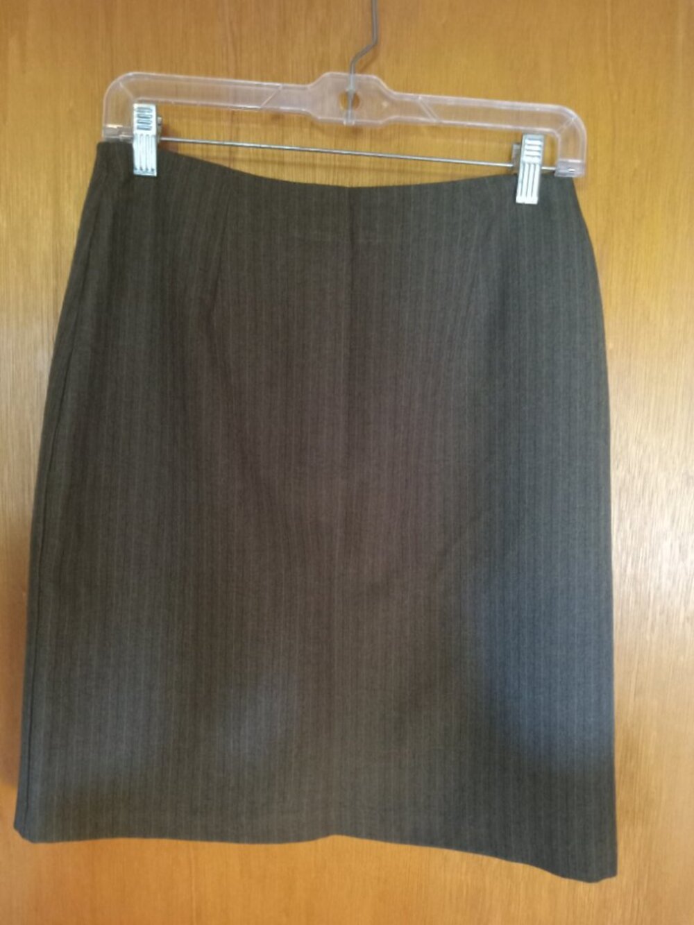 *3 FOR $13* Brownish gray pin stripe skirt